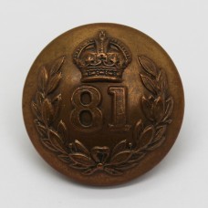 Indian Army 81st Pioneers Officer's Button - King's Crown (Large)