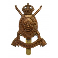 Hampshire Yeomanry Carabiniers Cap Badge - King's Crown