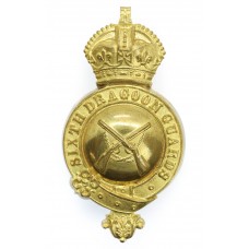 6th Dragoon Guards Officer's Horse Furniture Bit Boss Badge - Kin