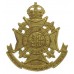 Canadian Les Voltigeurs de Quebec Cap Badge - King's Crown