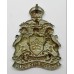 Leicester City Police Helmet Plate - King's Crown