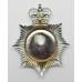 Falmouth Docks Police Enamelled Helmet Plate- Queen's Crown