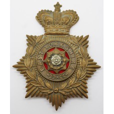 Victorian East Yorkshire Regiment Helmet Plate