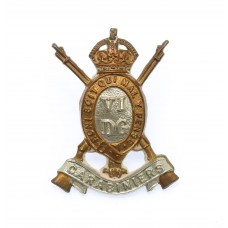 6th Dragoon Guards (Carabiniers) Collar Badge - King's Crown