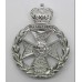 Royal Green Jackets Anodised (Staybrite) Cap Badge - Queen's Crown