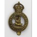 Hertfordshire Regiment Cap Badge - King's Crown