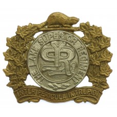 Canadian Lake Superior Regiment Cap Badge