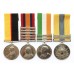 Queen's Sudan, QSA (5 Clasps), KSA (2 Clasps) & Khedives Sudan (Clasp - Khartoum) Group of Four - Pte. J.T. Howarth, Lancashire Fusiliers