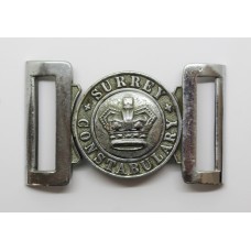 Victorian Surrey Constabulary Waist Belt Clasp Buckle