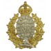 Canadian Three Rivers Regiment Cap Badge - King's Crown