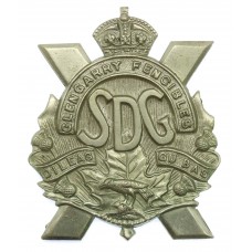 Canadian Stormont, Dundas & Glengarry Highlanders Cap Badge - King's Crown