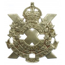 Canadian Scottish Regiment Cap Badge -King's Crown