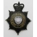 Isle of Ely Constabulary Night Helmet Plate - Queen's Crown