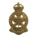 Canadian Royal Montreal Regiment Cap Badge - King's Crown