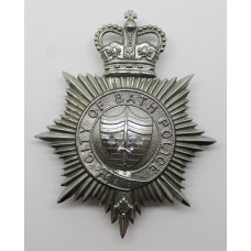 Bath City Police Helmet Plate - Queen's Crown