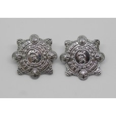 Pair of Garda Siochana (Irish Police) Chrome Collar Badges