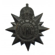 Canadian Victoria Rifles of Canada Cap Badge - King's Crown