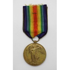 WW1 Victory Medal - Pte. (Bandsman) A.E. Foulkes, 2nd Bn. South Staffordshire Regiment - K.I.A.