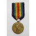 WW1 Victory Medal - Pte. (Bandsman) A.E. Foulkes, 2nd Bn. South Staffordshire Regiment - K.I.A.