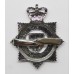 Lincolnshire Police Enamelled Cap Badge - Queen's Crown