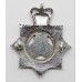 Lincolnshire Constabulary Senior Officer's Enamelled Cap Badge - Queen's Crown