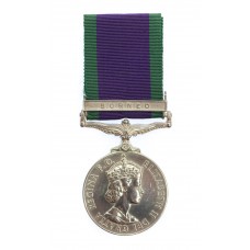 Campaign Service Medal (Clasp - Borneo) - Pte. M. Wallis, Royal Army Ordnance Corps