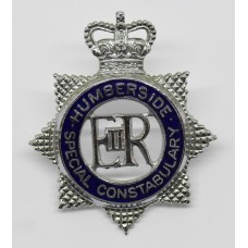 Humberside Special Constabulary Enamelled Cap Badge - Queen's Crown