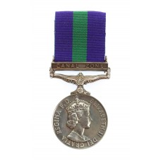 General Service Medal (Clasp - Canal Zone) - Pte. G.B. Corrick, Royal Army Service Corps