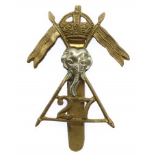 27th Lancers Cap Badge - King's Crown