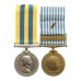 Queen's Korea Medal and UN Korea Medal Pair - Tpr. H. Gillick, 1st Royal Tank Regiment