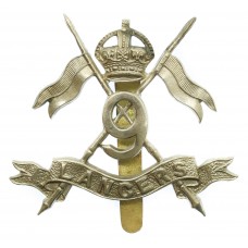 9th Lancers Cap Badge - King's Crown