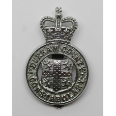 Durham County Constabulary Cap Badge - Queen's Crown