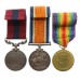 WW1 Distinguished Conduct Medal, British War Medal & Victory Medal - Sgt. F. Snow, 17th Bn. (1st South East Lancashire Bantams) Lancashire Fusiliers - Wounded