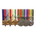 WW2 and Africa General Service (Clasp - Kenya) Medal Group of Six- Major A.E. Fryer, Royal Electrical & Mechanical Engineers