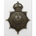 Manchester City Police Night Helmet Plate - King's Crown