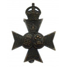 16th Battalion (Queen's Westminster & Civil Service Rifles) London Regiment Cap Badge - King's Crown