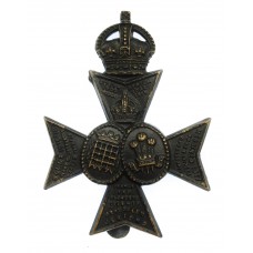 16th Battalion (Queen's Westminster & Civil Service Rifles) London Regiment Cap Badge - King's Crown