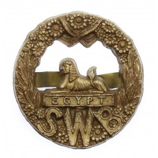 South Wales Borderers WW2 Plastic Economy Cap Badge