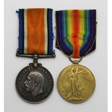WW1 British War & Victory Medal Pair - Pte. W. Buckley, Army Service Corps