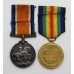 WW1 British War & Victory Medal Pair - Pte. W. Buckley, Army Service Corps