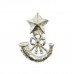 The Cameronians (Scottish Rifles) Officers Silver Collar Badge