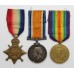 WW1 1914-15 Star Medal Trio - Spr. C.W. Benger, Royal Engineers (Railways)