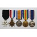 Order of St. John (Officer), WW1 1914-15 Star Trio and R.F.R. Long Service & Good Conduct Medal Group of Five - R.G. Hill, Royal Navy / Royal Fleet Reserve
