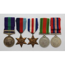 WW2 Arnhem Related Operation Market Garden Casualty Medal Group of Five - L.Cpl. J. Doyle, 3rd Bn. Irish Guards - K.I.A.