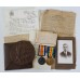 WW1 British War Medal, Victory Medal and Memorial Plaque - Pte. W. Hyner, 1st Bn. London Regiment - K.I.A.
