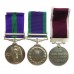 General Service Medal (Clasp - Malaya), Campaign Service Medal (Clasp - Borneo) and LS&GC Medal Group of Three - S.Sgt. Purnabahadur Rai, 7th Gurkha Rifles