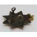 Queen's Royal Surrey Regiment Officer's Silvered & Gilt Cap Badge