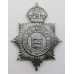 Borough of Hastings Police Helmet Plate - King's Crown