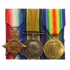 WW1 1914-15 Star Medal Trio - Pnr. G.W. Green, Royal Engineers