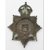 Borough of Hastings Police Night Helmet Plate - King's Crown